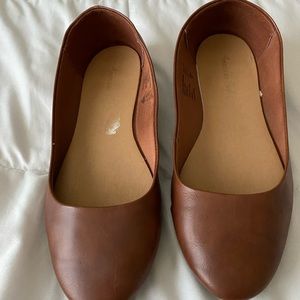 COPY - American Eagle Round Toed Flats-Brown